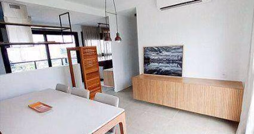 Apartamento 1 Dormitórios (105m²), 1 Suíte, Totalmente Mobiliado, 1 Vaga. Próximo do mercado Municipal de Pinheiros