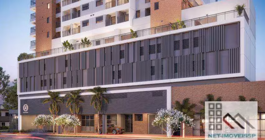 Studio 1 dormitório (24,86m²), 1 banheiro, terraço. próximo da estação moema do metrô