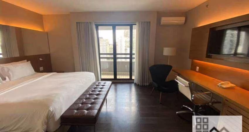 Apartamento 1 Dormitório (33m²), 1 Banheiro, Mobiliado. Próximo do Parque do Povo