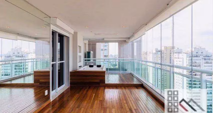 Cobertura de alto padrão 3 dormitórios (280m²), 3 suítes, varanda, 4 vagas. na melhor região do campo belo