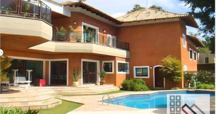 Sobrado de Altíssimo Padrão 5 Dormitórios (850m²), 5 Suítes, Varandas, 10 Vagas. Viver em Tamboré e viver próximo da natureza