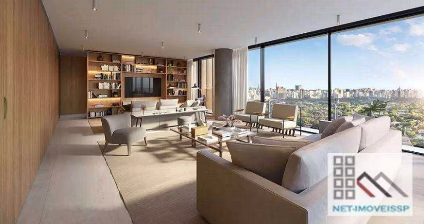 APARTAMENTO 3 DORMITÓRIOS (183m²), 3 SUÍTES, VARANDA, 2 VAGAS. VISTA PERMANENTE PARA O PARQUE DO IBIRAPUERA