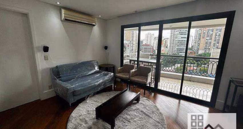 APARTAMENTO 3 DORMITÓRIOS (116,48m²), 3 SUITES, SEMI MOBILIADO, 3 VAGAS. PRÓXIMO DO PARQUE DO IBIRAPUERA