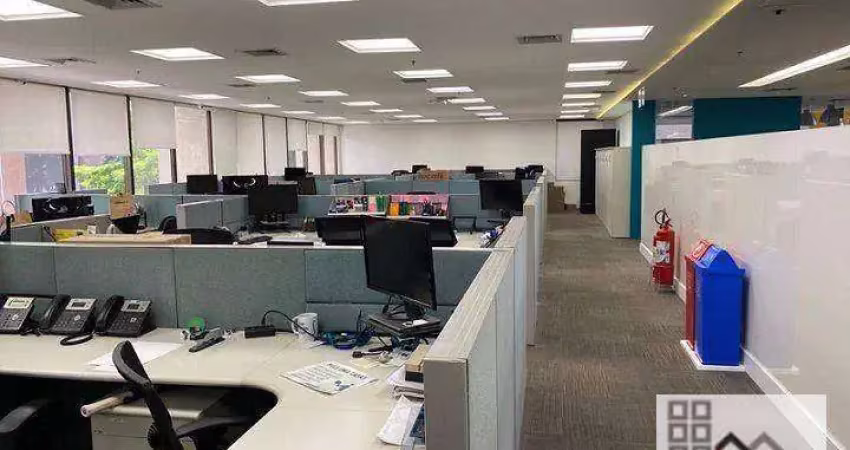 Laje comercial (502,06m²), 6 banheiros, 10 vagas. próximo do shopping vila olímpia