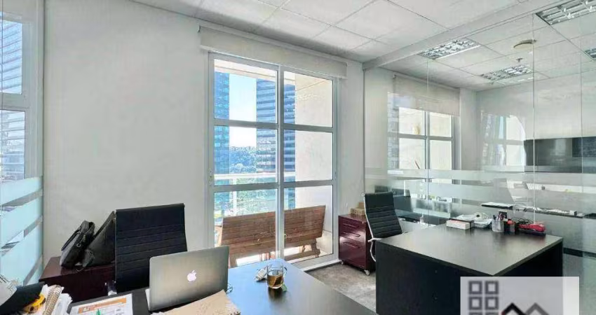 CONJUNTO COMERCIAL, COMPRA COM RENDA GARANTIDA (76m²), 2 BANHEIROS, TERRAÇO, 2 VAGAS. A 200 METROS DO SHOPPING MORUMBI