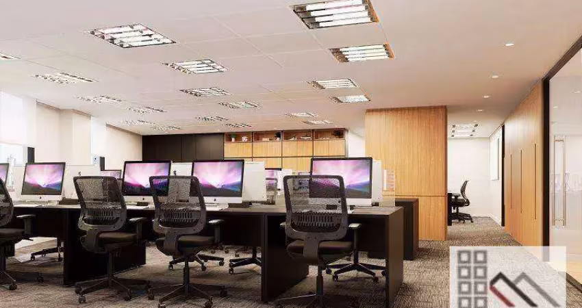 Conjunto comercial (441m²), 6 banheiros, mobiliado, 7 vagas. sob medida no conceito plug&play