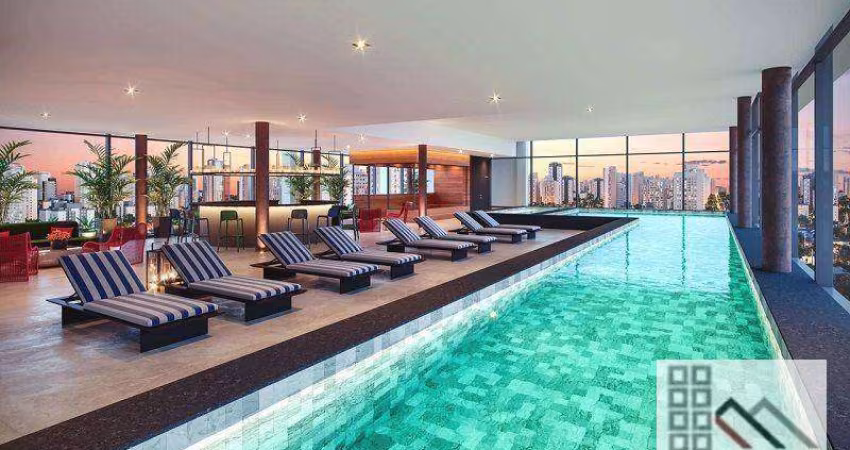 APARTAMENTO DUPLEX 1 DORMITÓRIO (74m²), 1 SUÍTE, TERRAÇO, 1 VAGA. AO LADO DA ESTAÇÃO EUCALIPTOS E SHOPPING IBIRAPUERA