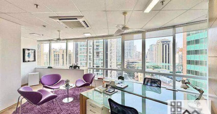 CONJUNTO COMERCIAL (99m²), 2 BANHEIROS, MOBILIADO. 3 VAGAS. A 200 METROS DA ESTAÇÃO BERRINI DA CPTM