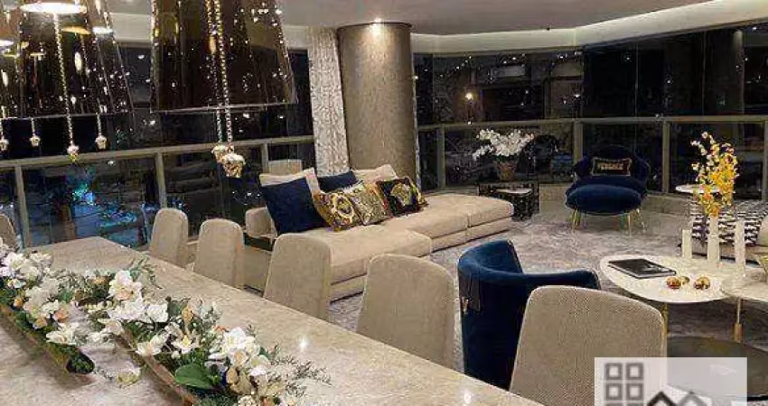 APARTAMENTO 3 DORMITÓRIOS (220m²), 3 SUÍTES, TERRAÇO, 4 VAGAS. LUXO, SOFISTICAÇÃO E EXCLUSIVIDADE