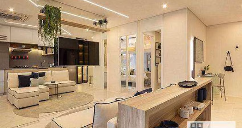 APARTAMENTO 2 DORMITÓRIOS (53,7m²), 1 SUÍTE, SACADA, 1 VAGA. A 3 MINUTOS DO TERMINAL BARRA FUNDA