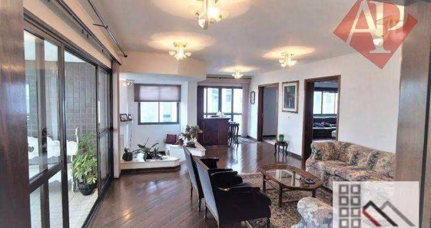 APARTAMENTO 4 DORMITÓRIOS (288m²), 4 SUÍTES, VARANDA, 4 VAGAS. COMODIDADE, CONFORTO E LUXO DO EDIFÍCIO CHATEAU