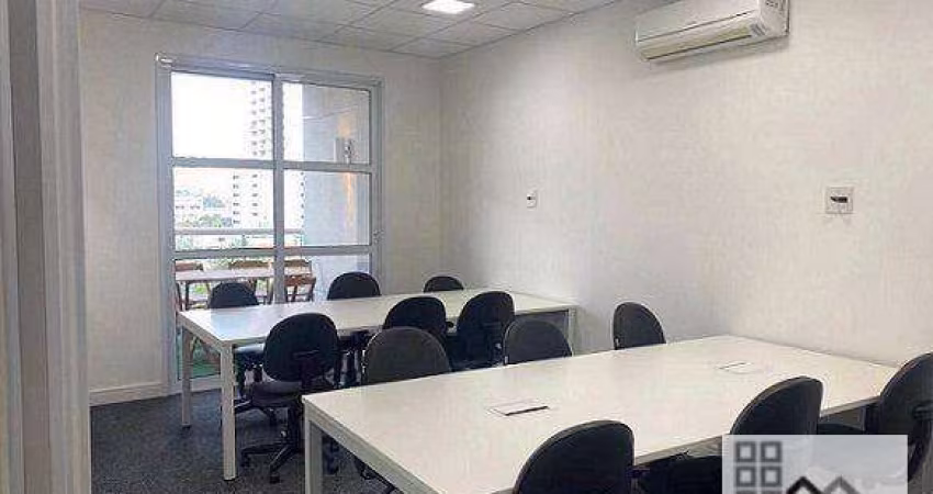 CONJUNTO COMERCIAL (85m²), 2 BANHEIRO, 2 VAGAS, MOBILIADO, TERRAÇO. A 200 METROS DO SHOPPING MORUMBI