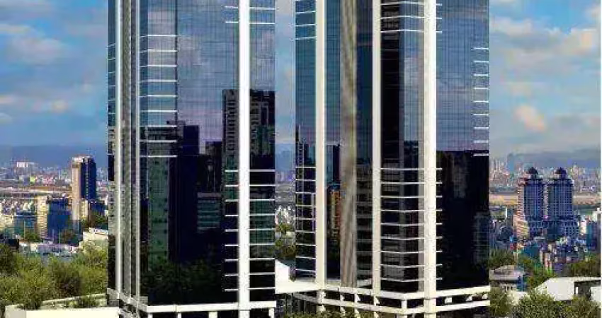 Conjunto corporativa (450m²), 4 banheiros, 12 vagas. prédio novo, ao lado da marginal tietê