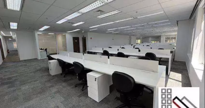 Conjunto comercial (914,60m²), 8 banheiros, opção de mobiliado, 22 vagas. edifício birmann, alto padrão e sofisticação