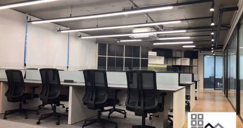 Compra com renda garantida. conjunto comercial (253,65m²), 4 banheiros, 5 vagas. na região da berrini