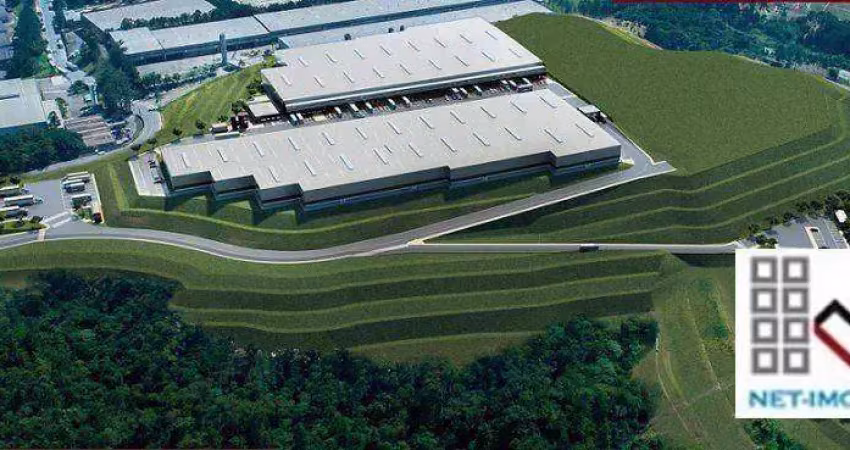 Galpão logístico (1.976,02m²), 6 vagas. moderno e especificações técnicas elevadas