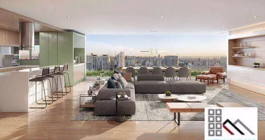 Apartamento 4 dormitórios (187m²), 4 suítes, terraço, 3 vagas. more próximo da avenida paulista
