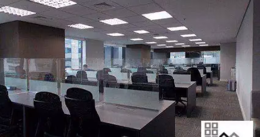 Conjunto comercial (490m²), 4 banheiros, mobiliado, 9 vagas. ao lado do shopping vila olímpia