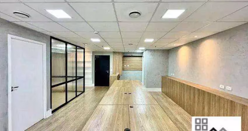 Compra com renda imediata. conjunto comercial (81,50m²), 2 banheiro, mobiliado, 2 vagas. o novo ícone arquitetônico da cidade