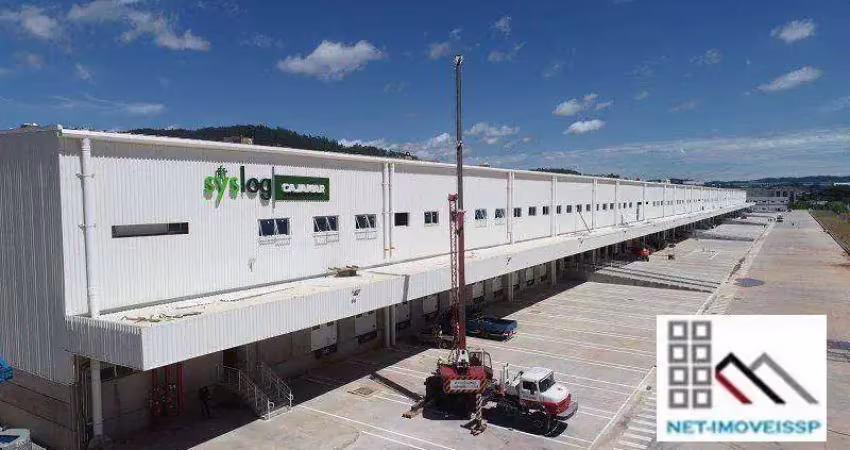 Galpão logístico (26.666m²), 12 banheiros,42 vagas. a melhor localização no principal hub logístico do brasil