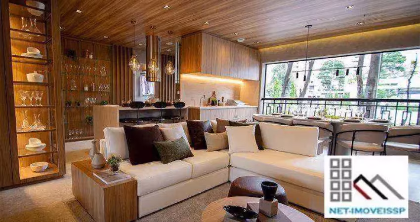 Apartamento 3 dormitórios (122,45m²), 3 suítes, terraço, 2 vagas. a 180 metros da berrini
