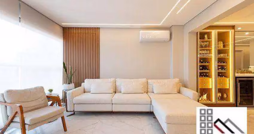 Apartamento 3 dormitórios (120m²), 3 suítes, terraço, 2 vagas. totalmente reformado. a 500 metros da estação borba gato