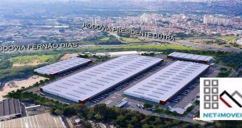 Galpão – centro logístico (8.638,06m²). localização estratégica das rodovias fernão dias com a presidente dutra