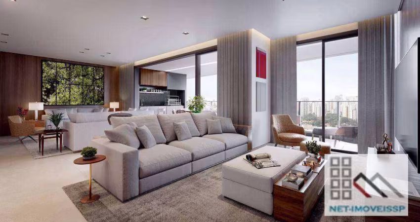APARTAMENTO 3 DORMS (131m²), 3 SUITES, 2 VAGAS, TERRAÇO GOURMET. PRÓXIMO DA ESTAÇÃO CAMPO BELO