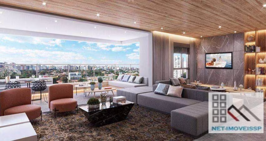 APARTAMENTO 4 DORMITÓRIOS (186m²), 4 SUÍTES, 2 OU 4 VAGAS, TERRAÇO. LUXO E EXCLUSIVIDADE