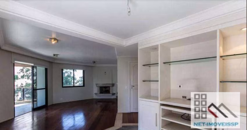 APARTAMENTO 4 DORMITÓRIOS (200m²), 2 SUÍTES, VARANDA, 3  VAGAS. SHOPPING JARDIM SUL