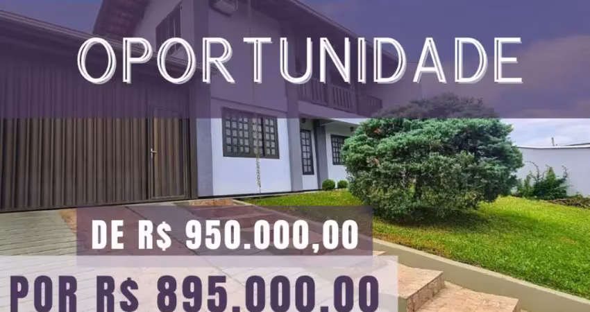 Excelente casa com 3 suítes 1 quarto | piscina e edícula | 245m² de conforto