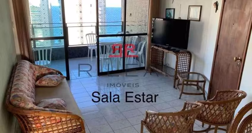 Apartamento no guaruja -  vista para o mar -  100m da praia - andar alto - 107 m2
