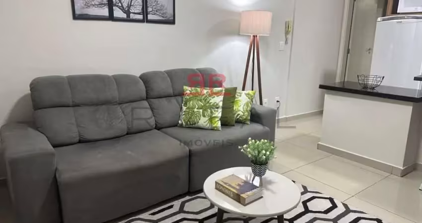 Lindo apartamento de 1 dormitório completo em mobília
