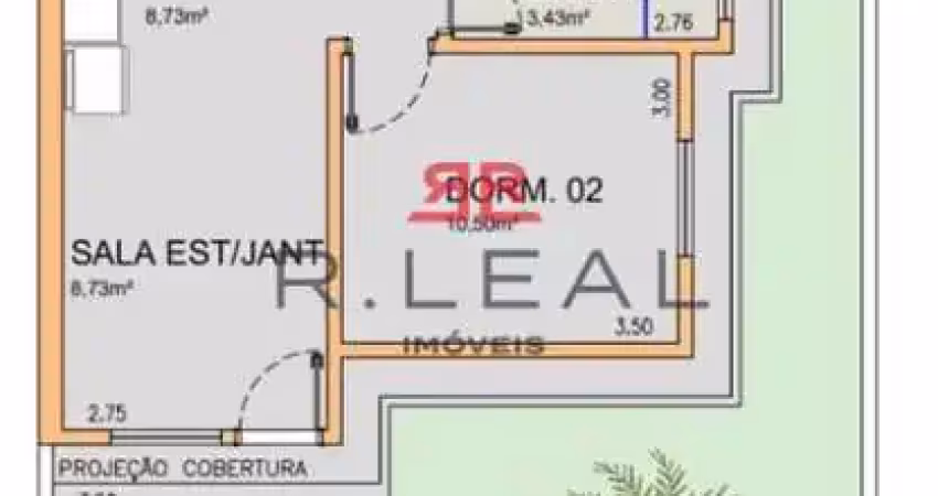 Casa com 2 quartos à venda no Residencial Parque Granja Cecília A, Bauru 