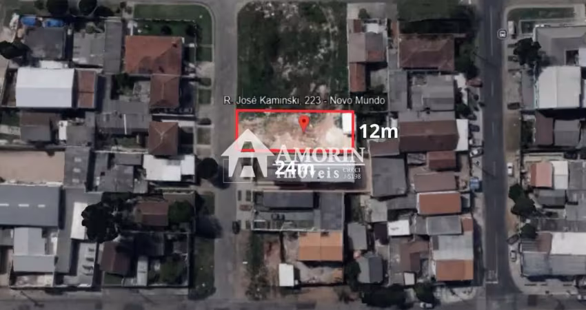 Terreno à venda, novo mundo, projeto de sobrados aprovado, curitiba - pr