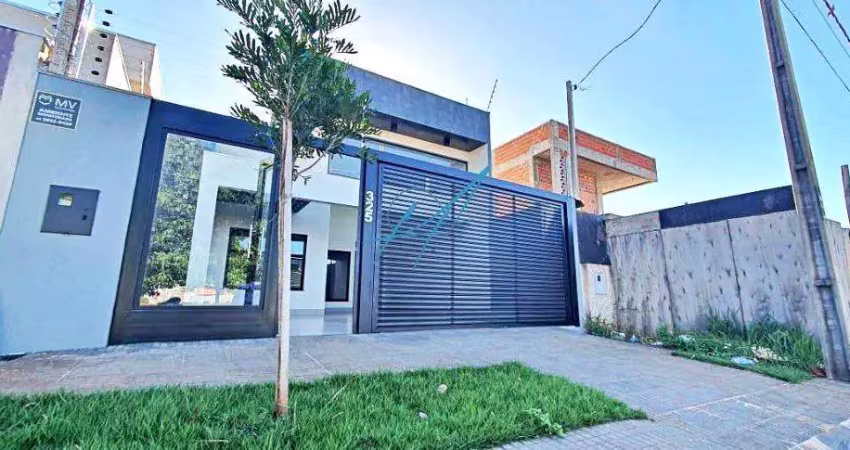 Casa à venda em Maringá, Bom Jardim, com 3 suítes, com 138.59 m²