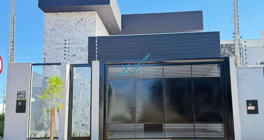 Casa à venda em maringá, bom jardim, com 3 suítes, com 138.59 m²