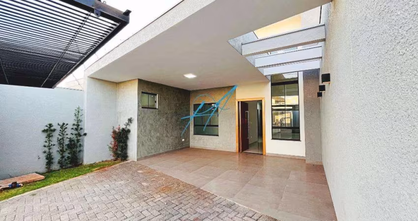 Casa à venda em Maringá, Jardim Paris III, com 3 quartos, com 106 m²