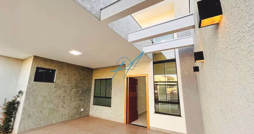 Casa à venda em maringá, jardim paris iii, com 3 quartos, com 106 m²