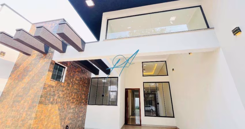 Casa à venda em Maringá, Jardim Império do Sol, com 3 quartos, com 104 m²