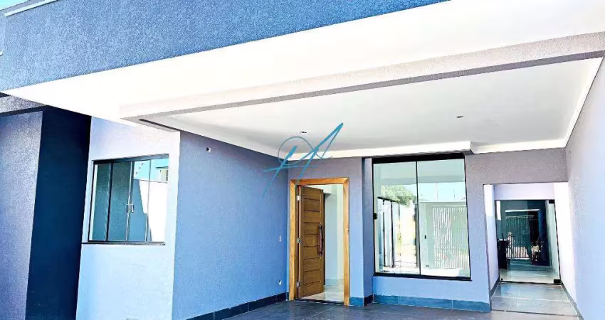 Casa à venda em maringá, zona 31, com 3 suítes, com 161 m²