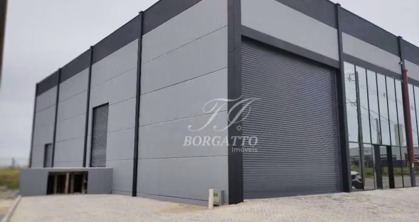 Galpão para alugar, 443 m² por r$ 9.980,00/mês - praça - tijucas/sc