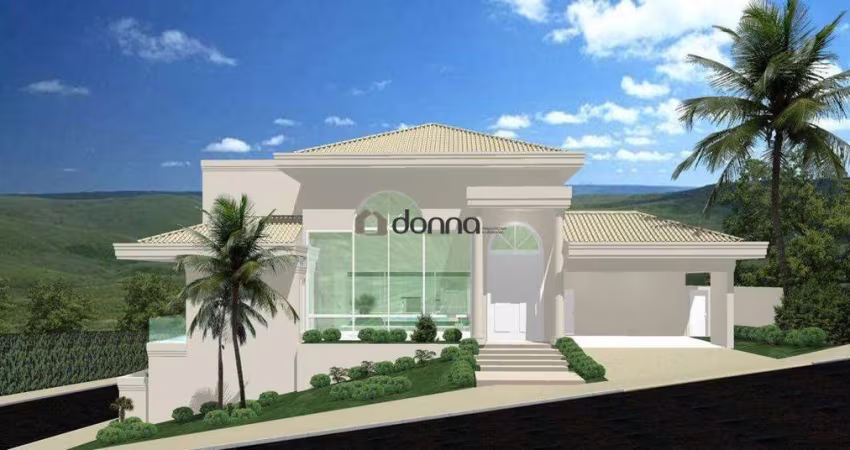 Casa à venda, 4 quartos, 4 suítes, 4 vagas, Villaggio di Fiori - Uberaba/MG