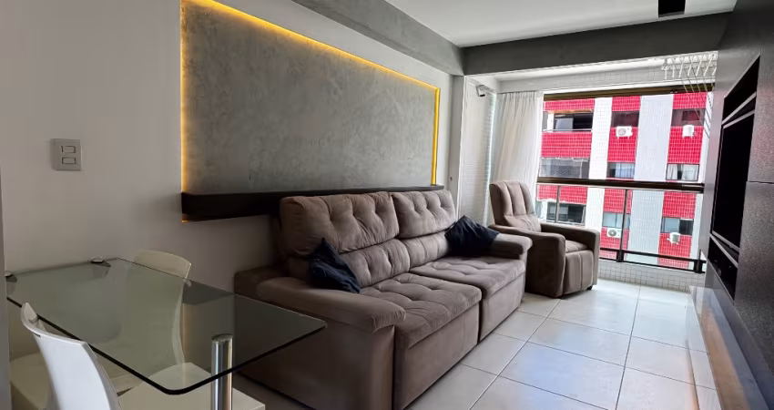 VENDO - APARTAMENTO 100% MOBILIADO E DECORADO | 02 DORMITÓRIOS | 50 MTS DA PRAIA