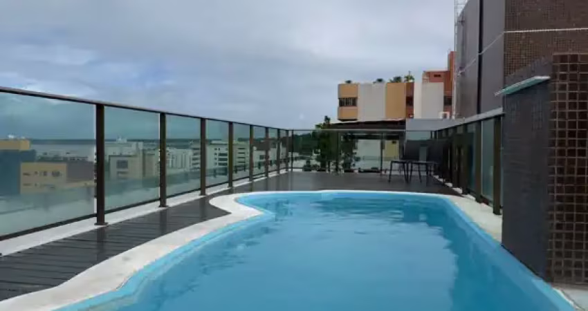 Vendo - apartamento com 02 dormitórios | 01 suíte | 59m² | varanda | 100% mobiliado e equipado | nascente | cabo branco