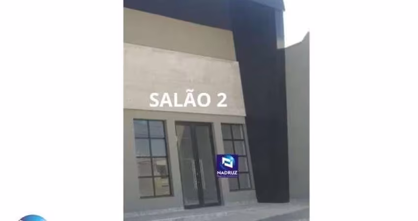 Salão Comercial à Venda ou Locação em São José do Rio Preto-SP, Parque das Amoras II: 1 Sala, 2 Banheiros, 2 Vagas, 150m².