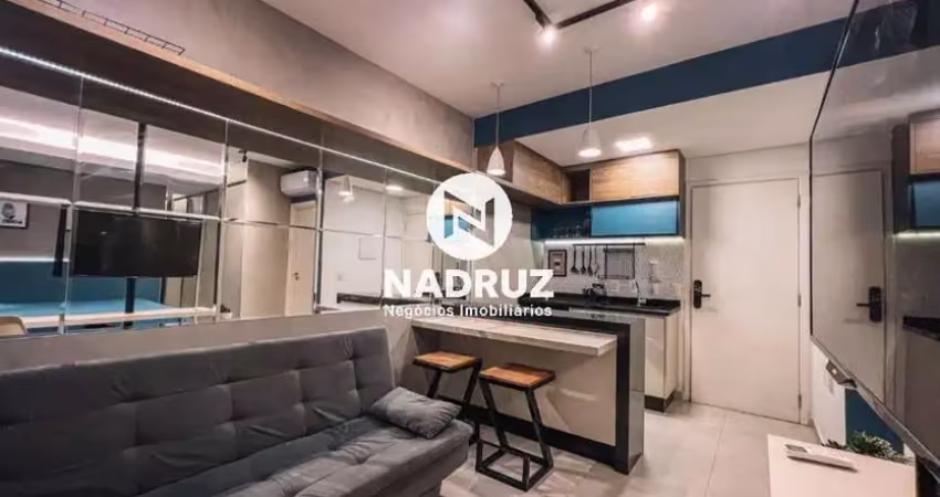 Apartamento à venda mobiliado em condomínio no jardim tarraf ii, são josé do rio preto-sp: 1 quarto, 1 sala, 1 banheiro, 1 vaga de garagem!