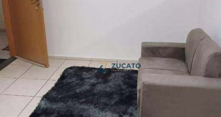 Apartamento com 2 dormitórios para alugar, 55 m² por R$ 2.107,50/mês - Fabrício - Uberaba/MG