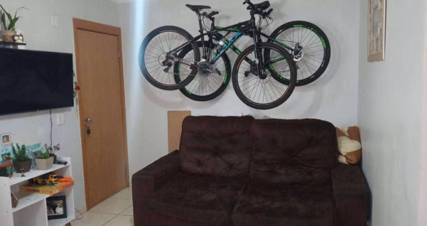 Apartamento com 2 dormitórios à venda, 43 m² por R$ 160.000,00 - Recreio dos Bandeirantes - Uberaba/MG