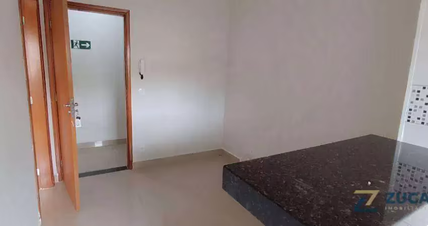 Apartamento com 1 dormitório para alugar, 52 m² por R$ 1.480,63/mês - Nossa Senhora da Abadia - Uberaba/MG